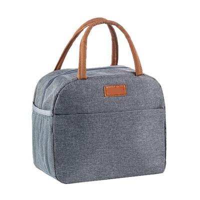 Insulated Lunch Bag with Thickened Aluminum Foil Compartment