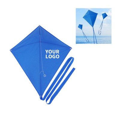 Full Color Diamond Kite 24" x 20" With Twin 47" Tails