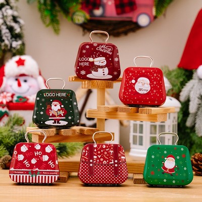 Christmas Tin Candy Mini Handbag