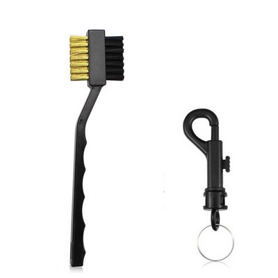 Retractable Clip Golf Cleaning Brush