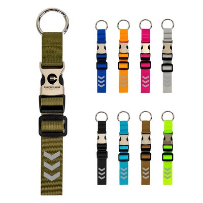Reflective Arrow Metal Buckle Strap