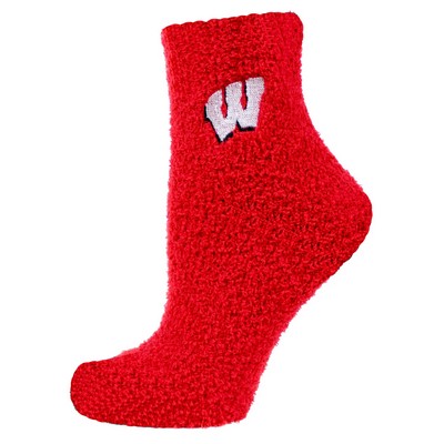 Embroidered Fuzzy Socks