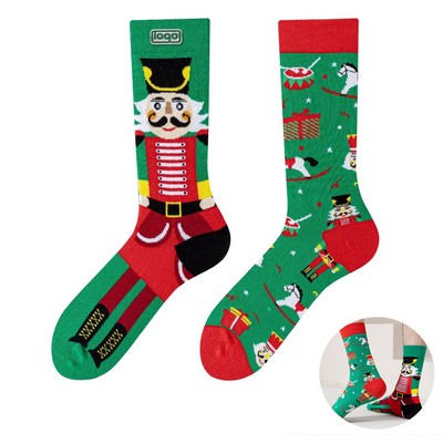 Christmas Creative Jacquard Cotton Socks