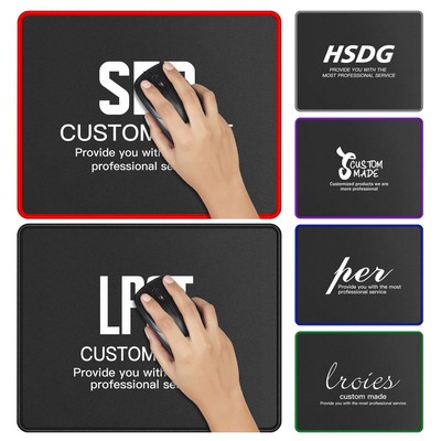 Mouse Pad with Stitched Edge