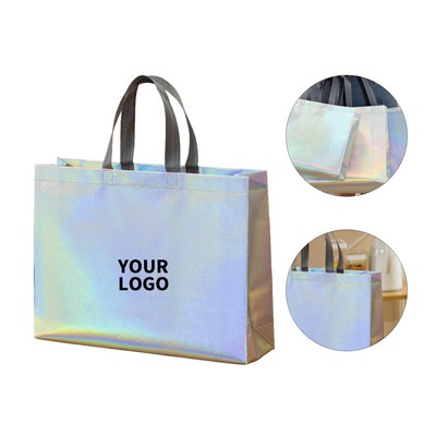 Holographic Non Woven Gift Shopping Bag