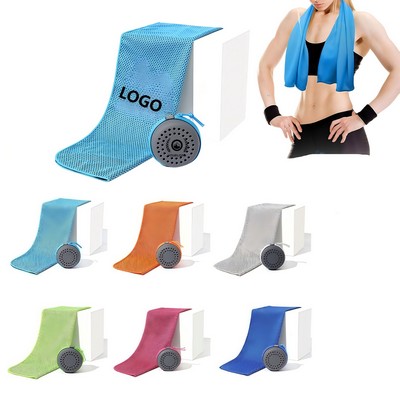 Breathable Quick Dry Microfiber Towel with Storage Case