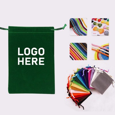 Luxurious Velvet Drawstring Pouch
