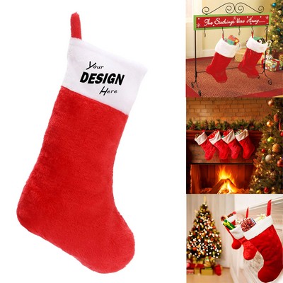 Can Hang Plush Christmas Socks