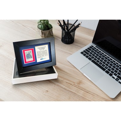 Framed Stamp Gift/Award Celebrating Massachusetts