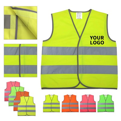 Fluorescent Mesh High Visibility Safety Vest