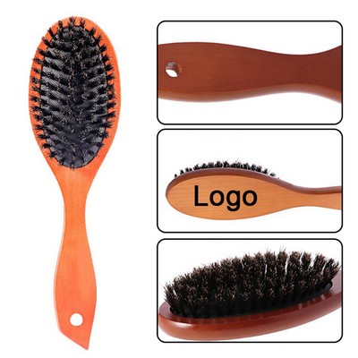 Antistatic Bristle Wooden Handle Massage for Head Hair Care Hair Brush Comb