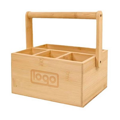 Wooden Kitchen Utensil Organizer
