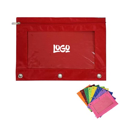 Oxford Three-Hole Pencil Case