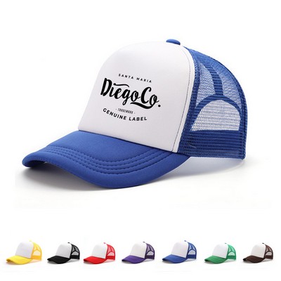 Polyester Foam Front High Crown Mesh Cap