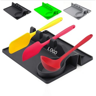 Creative Silicone Kitchen Spoon Mat