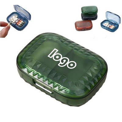 ABS Portable Transparent Large Capacity Pill Box