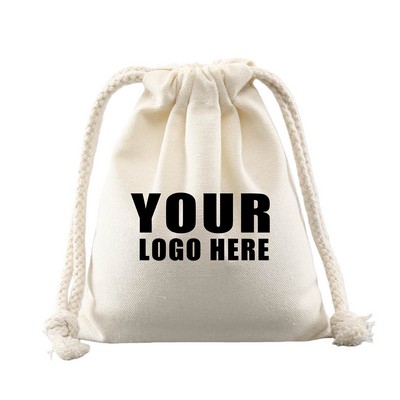 Canvas Drawstring Pouch