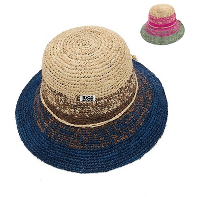 Wide Brim Foldable Straw Hat