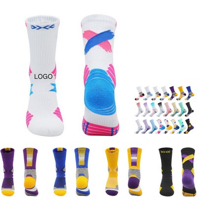 Basketball Socks Long Tube Moisture Wicking