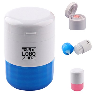 Compact 4-in-1 Pill Organizer & Cutter