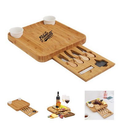 Rustic Bamboo Charcuterie Board