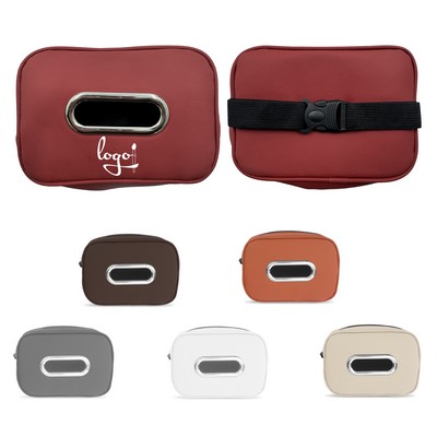 Car PU Leather Tissue Box