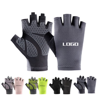 Non-Slip Half-Finger Athletic Gloves