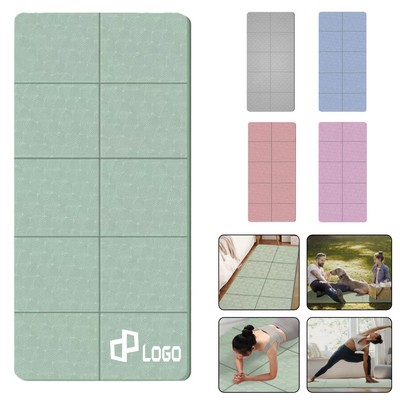 Foldable Portable Non-Slip Extra-Thick Yoga Mat