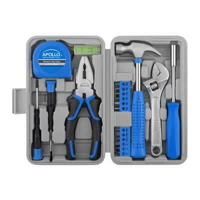 Apollo Tools 20 Piece Compact DIY Household Tool Set