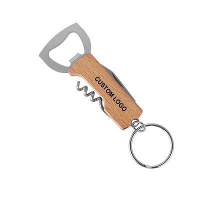 Multifunctional Bottle Opener Key Ring
