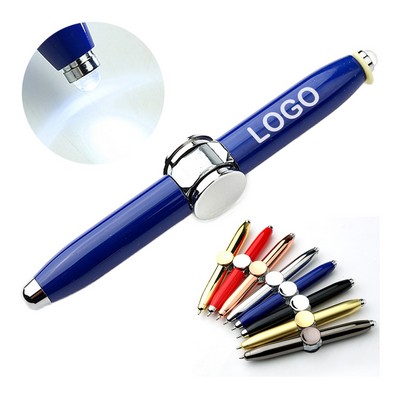 LED Light Fidget Spinner Pen