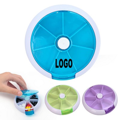 7-Day Round Pill Box