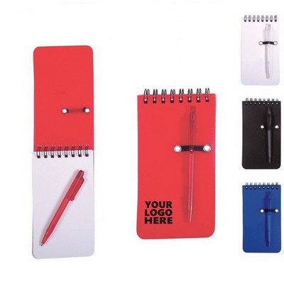 Mini Spiral Notebook with Pen