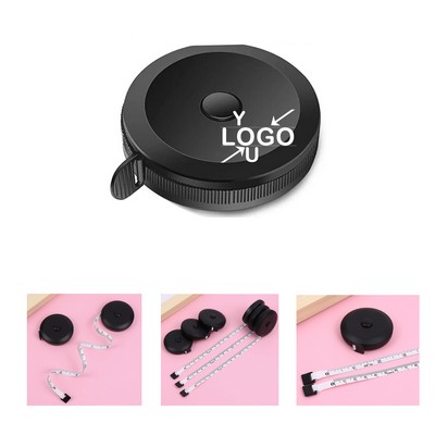 Compact Black Double-Sided Tape Measure