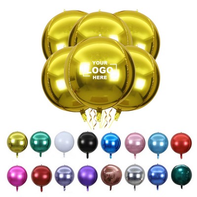 18" Round Shape 4D Foil Balloons