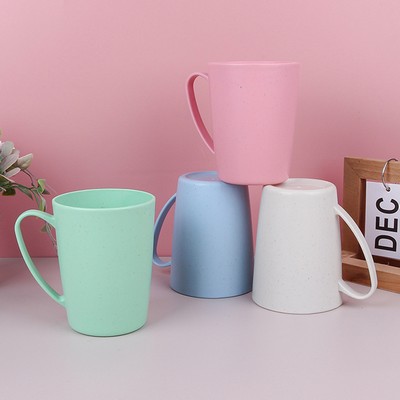 Wheat straw mouthwash cup