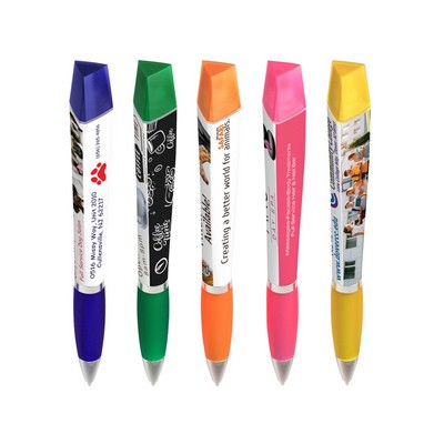 Union Printed - 3 Sided Twist Performance Pen w/ Highlighter