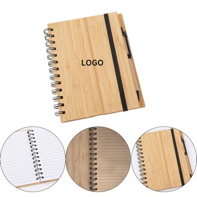 Bamboo Notebook W/ Pen