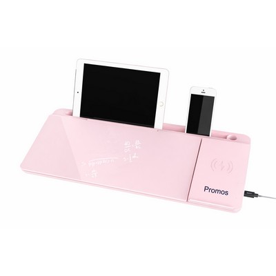 Multi-function Desktop Whiteboard with Wireless Charger