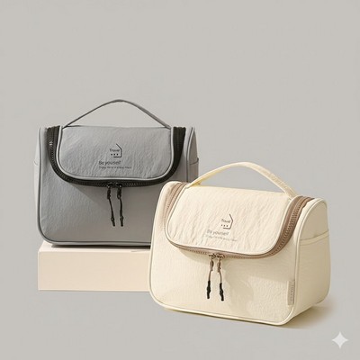 4in1 Detachable Travel Toiletry Bag Large Capacity Nylon Hanging Makeup Organizer