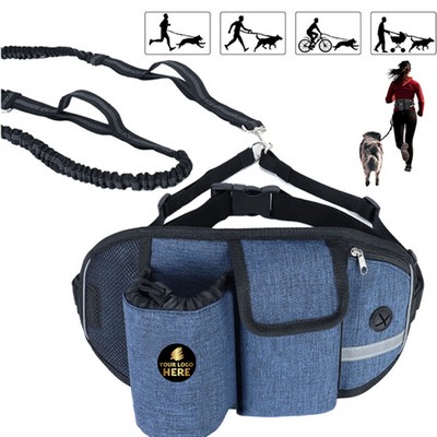 Waist-Worn Outdoor Pet Companion Bag With Leash