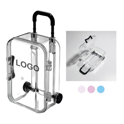 Mini Transparent Trolley Case