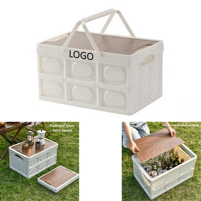 15L Collapsible Storage Bin W/ Handle