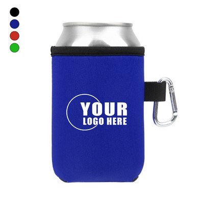 Neoprene Can Sleeve With Carabiner