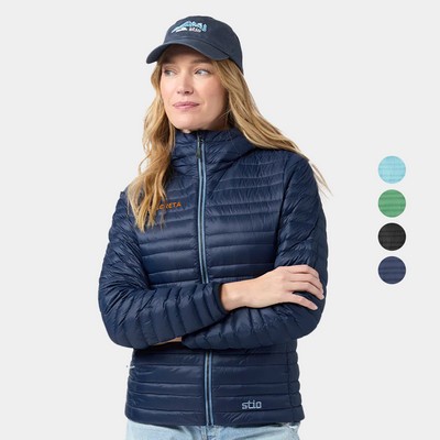 STIO® Women's Ultralight Pinion Down Windproof Hooded Jacket