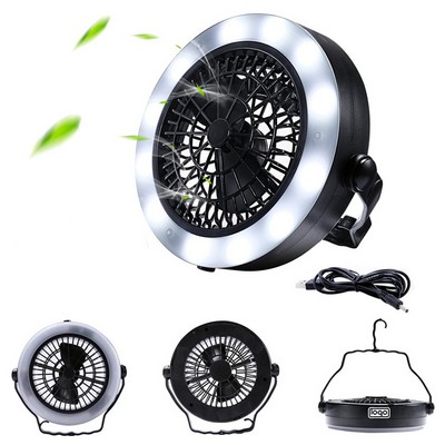 Outdoor Camping Fan Light