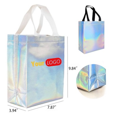 Holographic Laminated Non-Woven Gift Bag with Handle