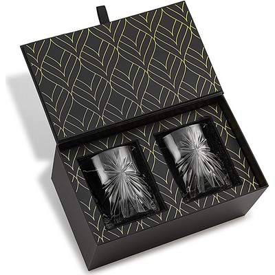 Set of 2 Soleil Whiskey Glasses Gift Set - The Privilege Collection