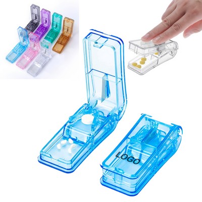 Pill Cutter with Storage