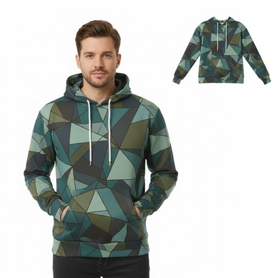 Custom Unisex Dye Sublimated Cotton Hoodie
